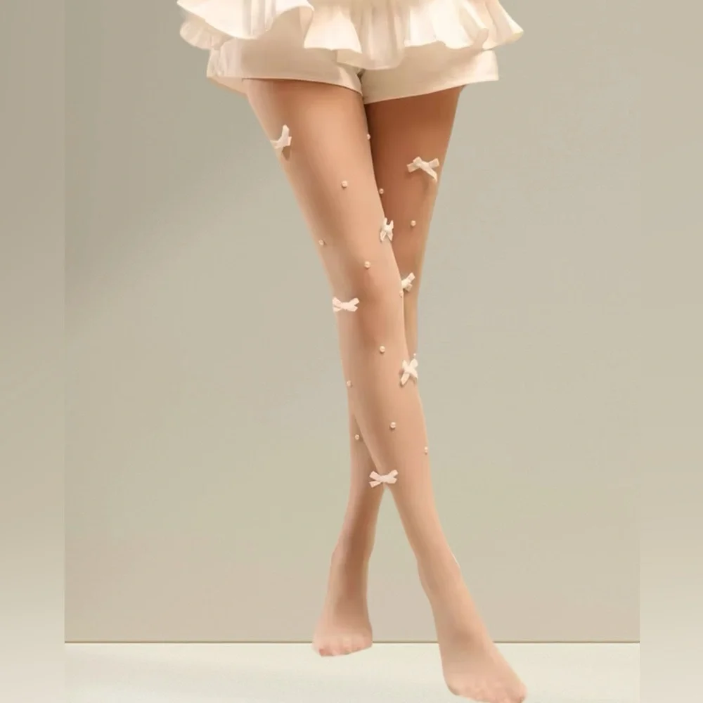 Unbranded Women’s Decorative Stocking Nylon, Hosiery Anime Bow One Size